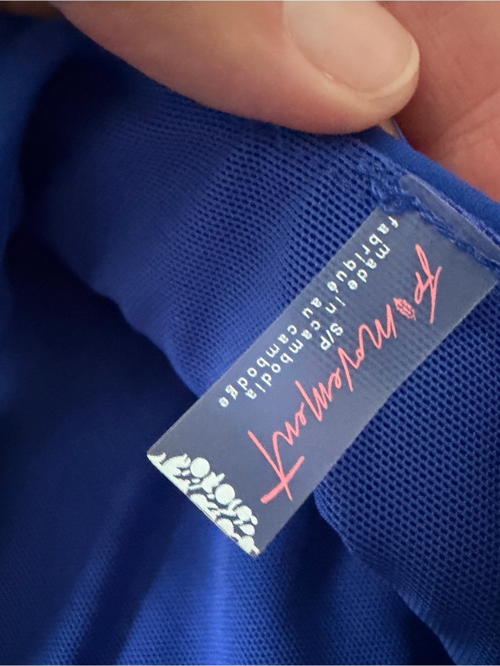 FP Movement Righteous Runsiw Royal Blue Crossback Skort One-Piece - Picture 6 of 6